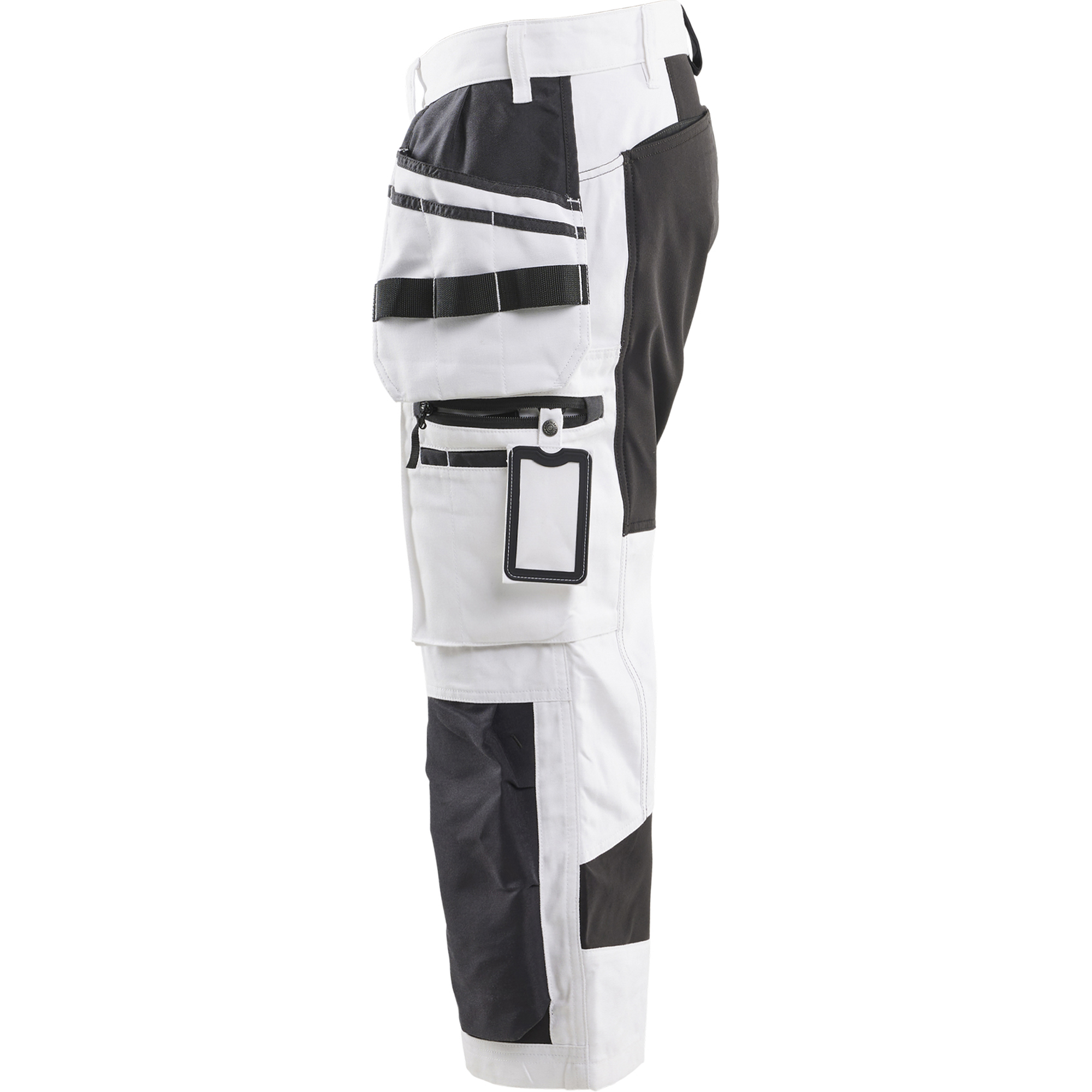 Blaklader Painter Pirate Stretch Shorts, White/Black (3)