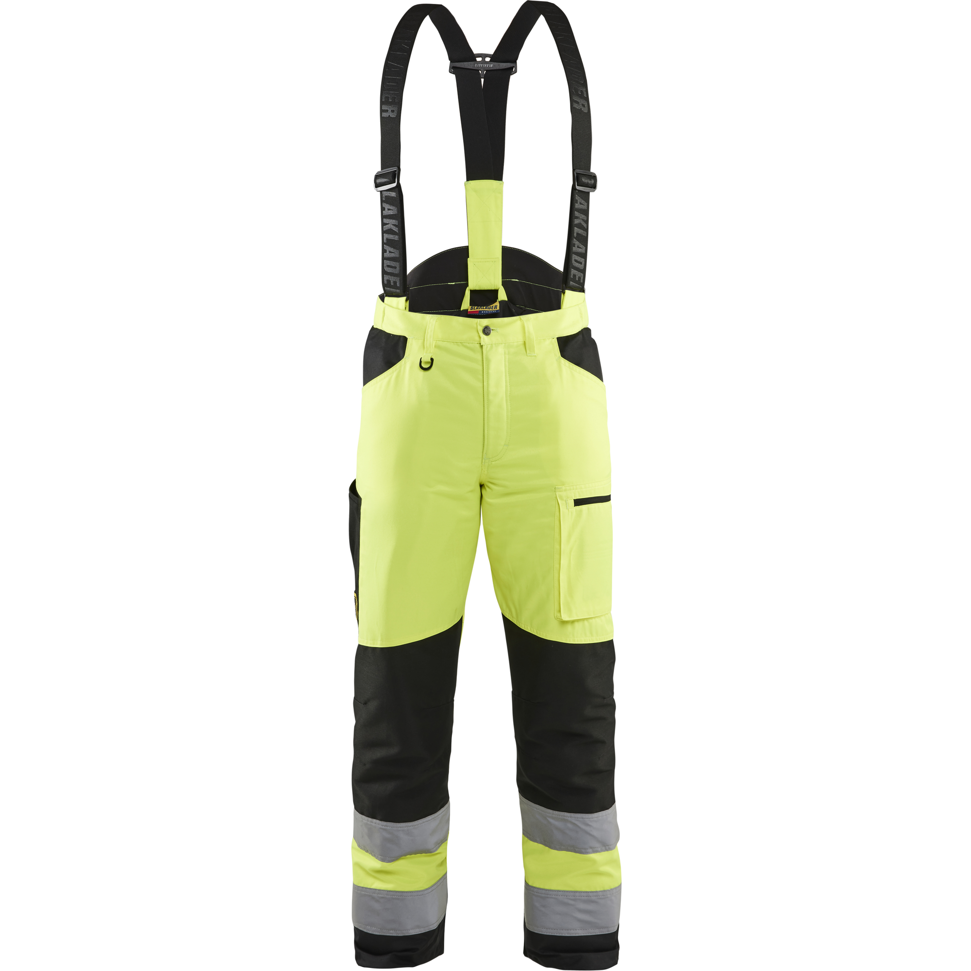 Blaklader High Vis Cut Protection Trousers, Yellow/Black