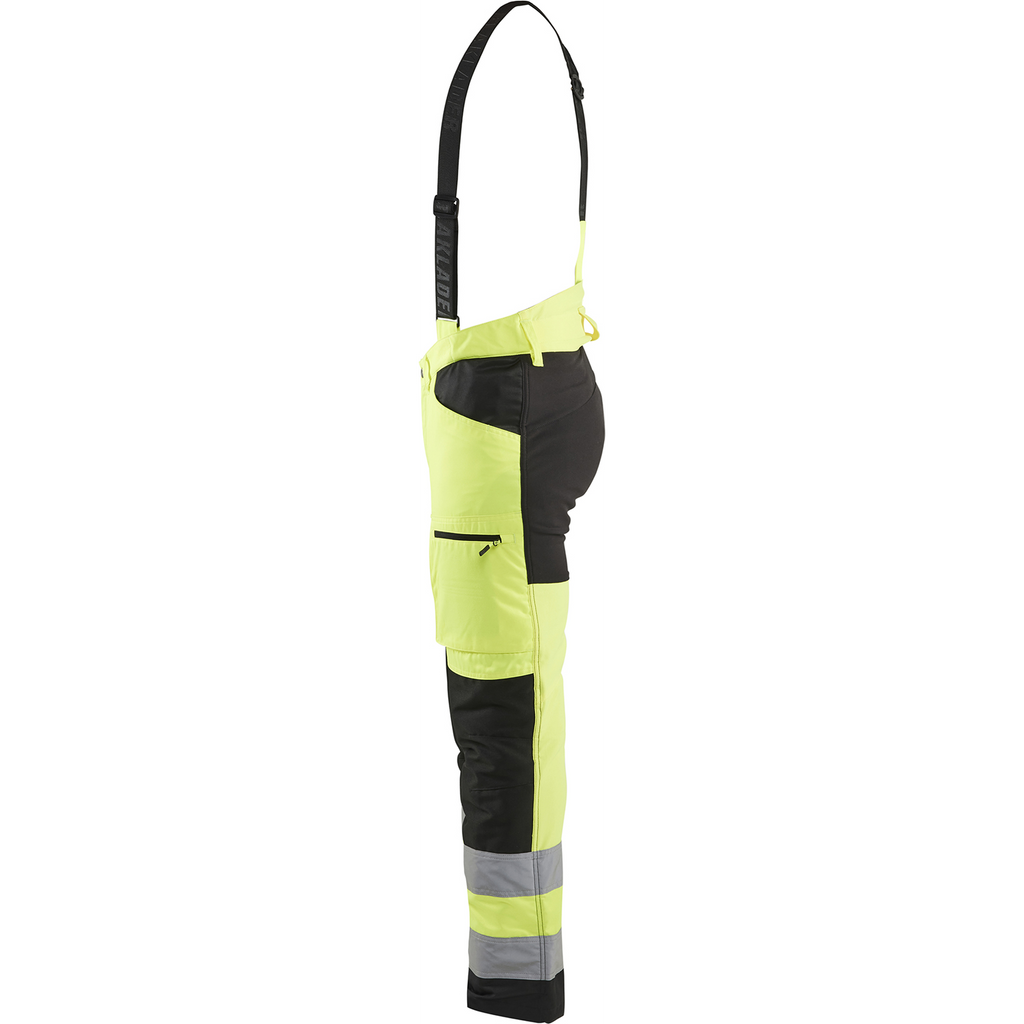 Blaklader High Vis Cut Protection Trousers, Yellow/Black (3)