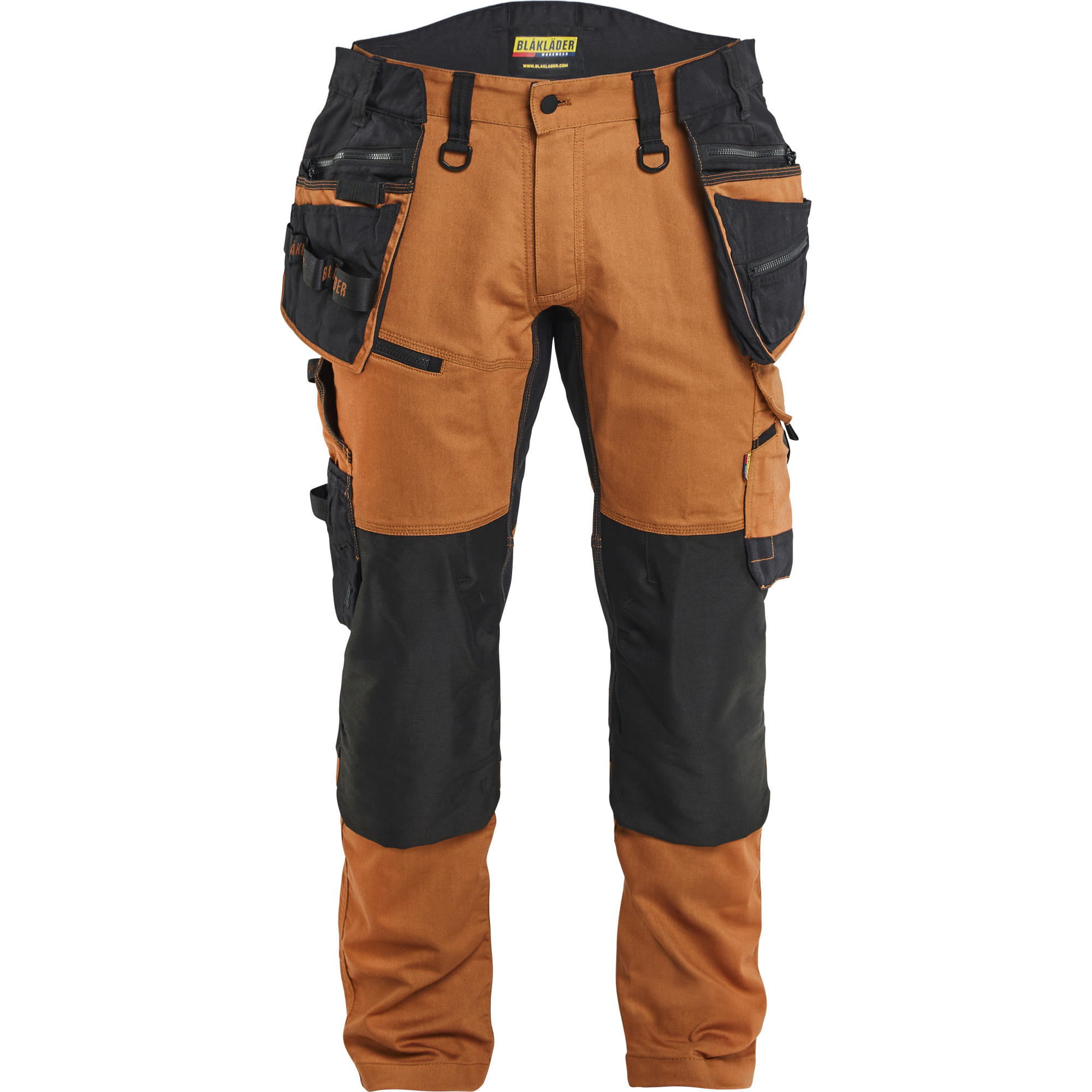 Blaklader STRIKER Stretch Craftsman Work Trousers, Rust/Black