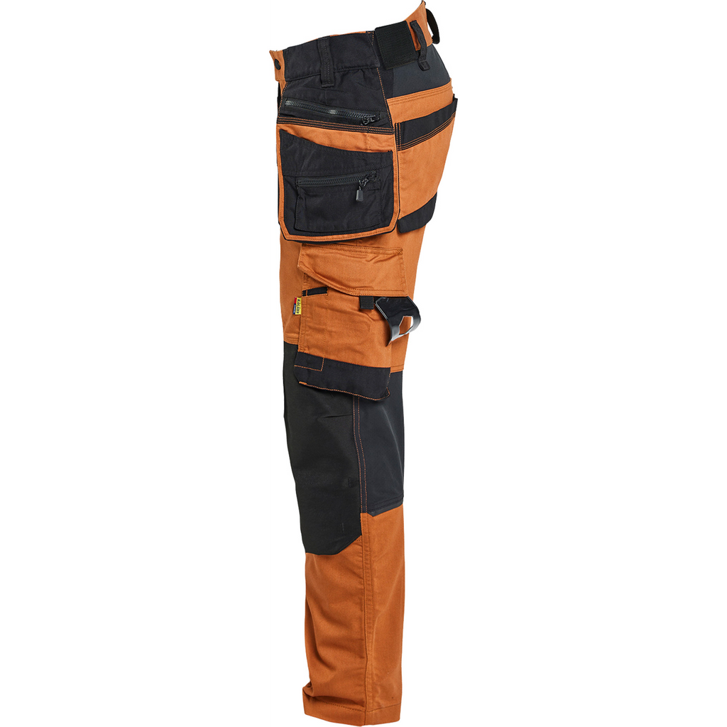 Blaklader STRIKER Stretch Craftsman Work Trousers, Rust/Black (3)