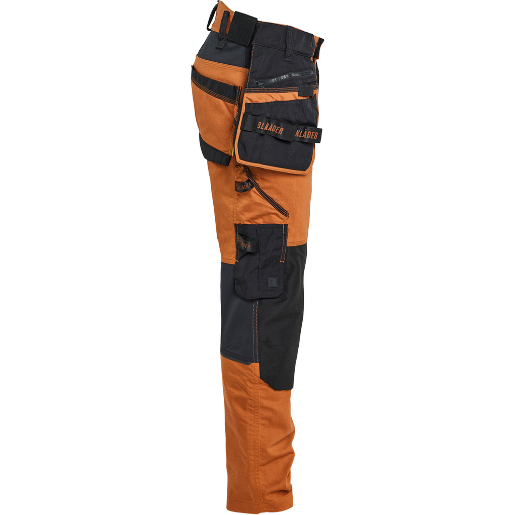 Blaklader STRIKER Stretch Craftsman Work Trousers, Rust/Black (2)