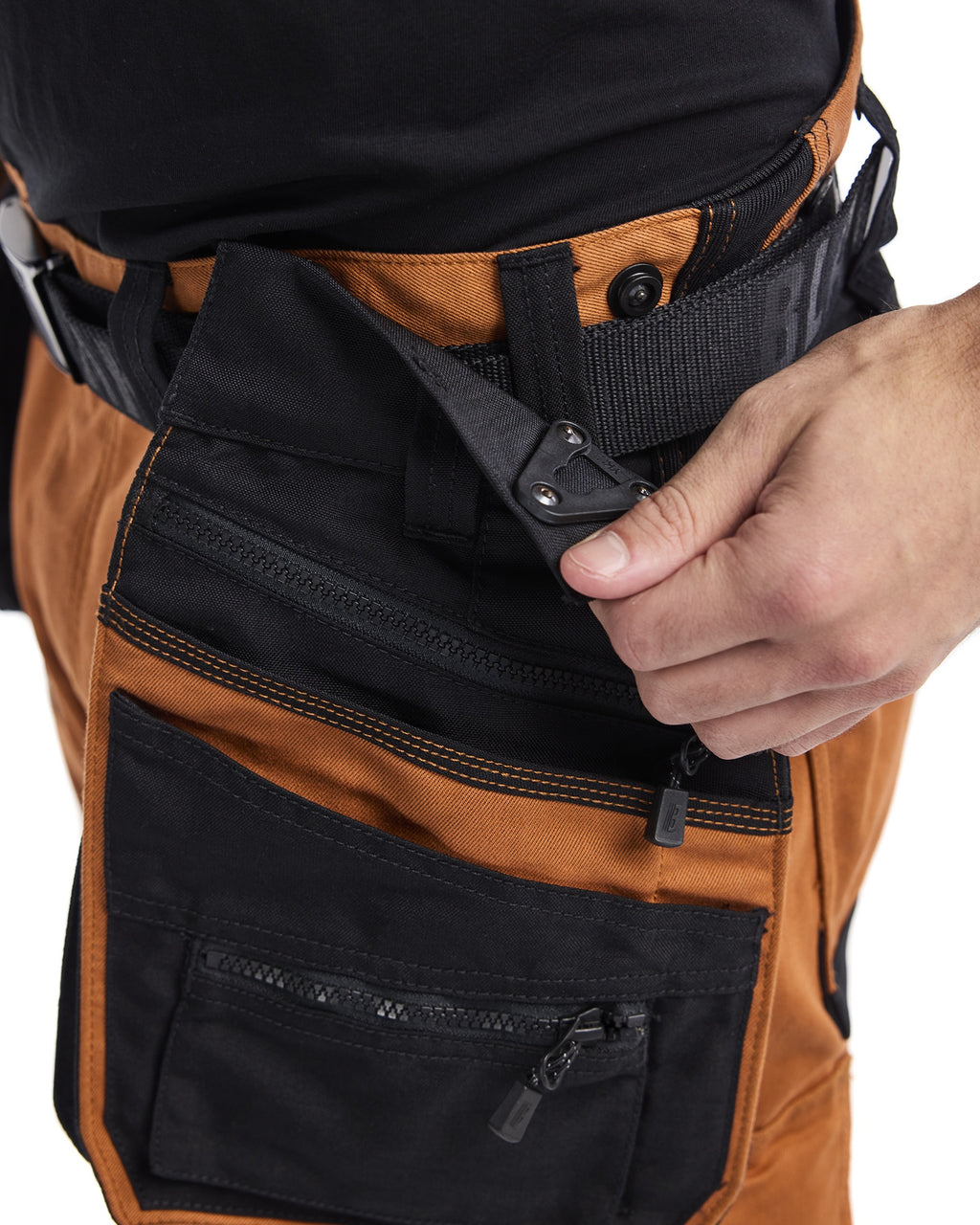 Blaklader STRIKER Stretch Craftsman Work Trousers, Rust/Black (6)