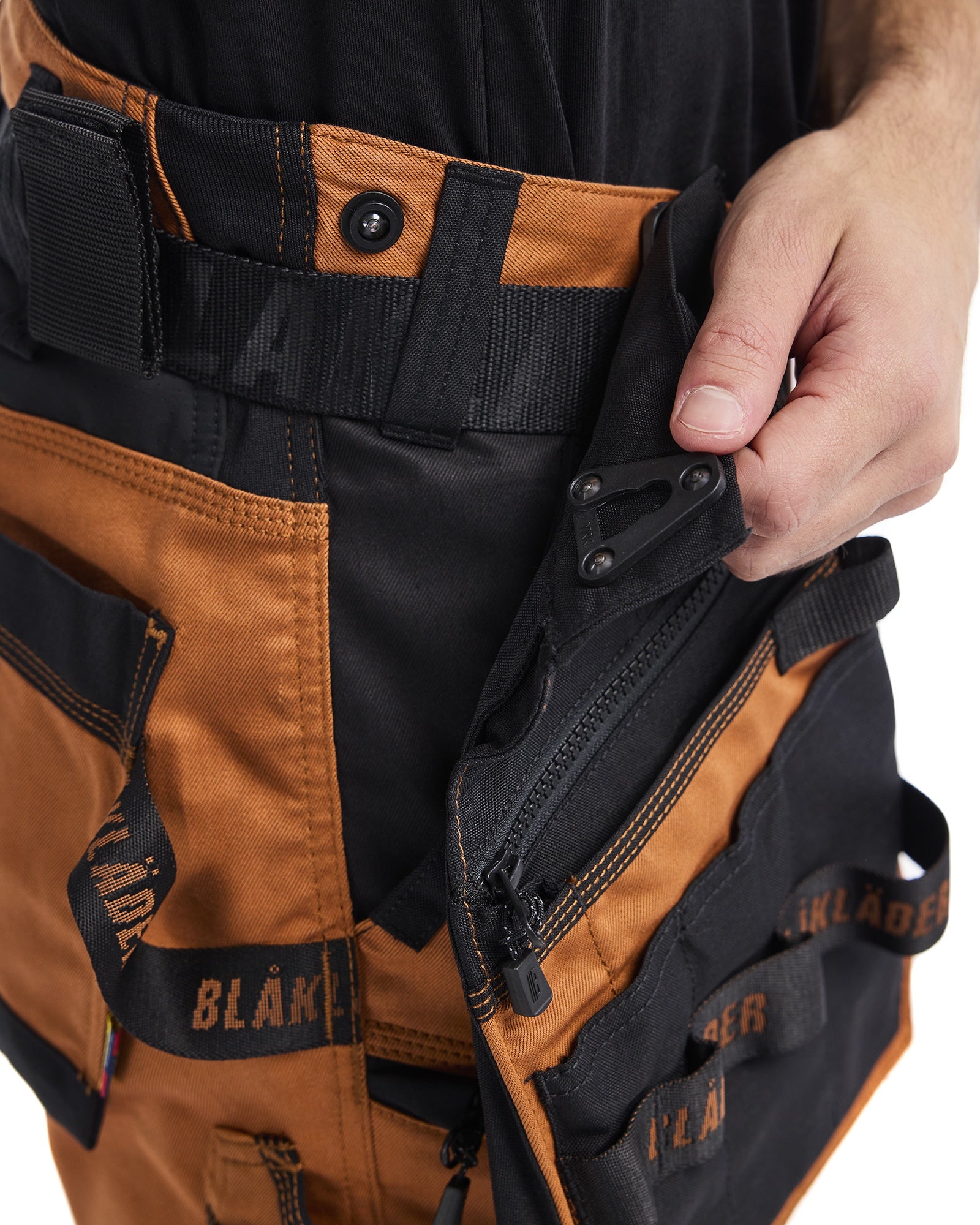 Blaklader STRIKER Stretch Craftsman Work Trousers, Rust/Black (8)