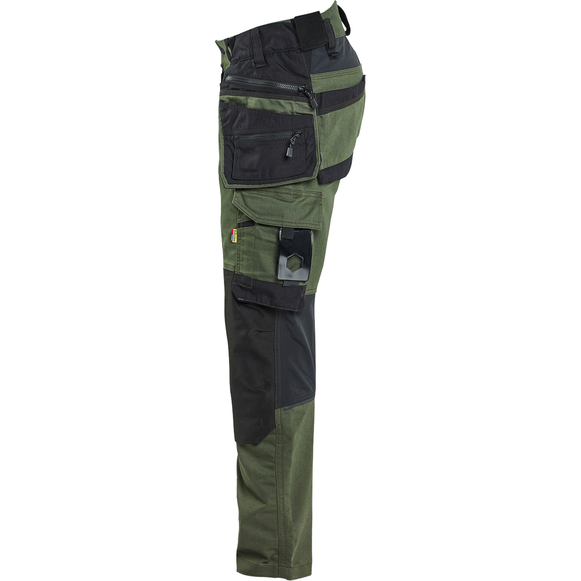 Blaklader STRIKER Stretch Craftsman Work Trousers, Forest Green/Black (3)