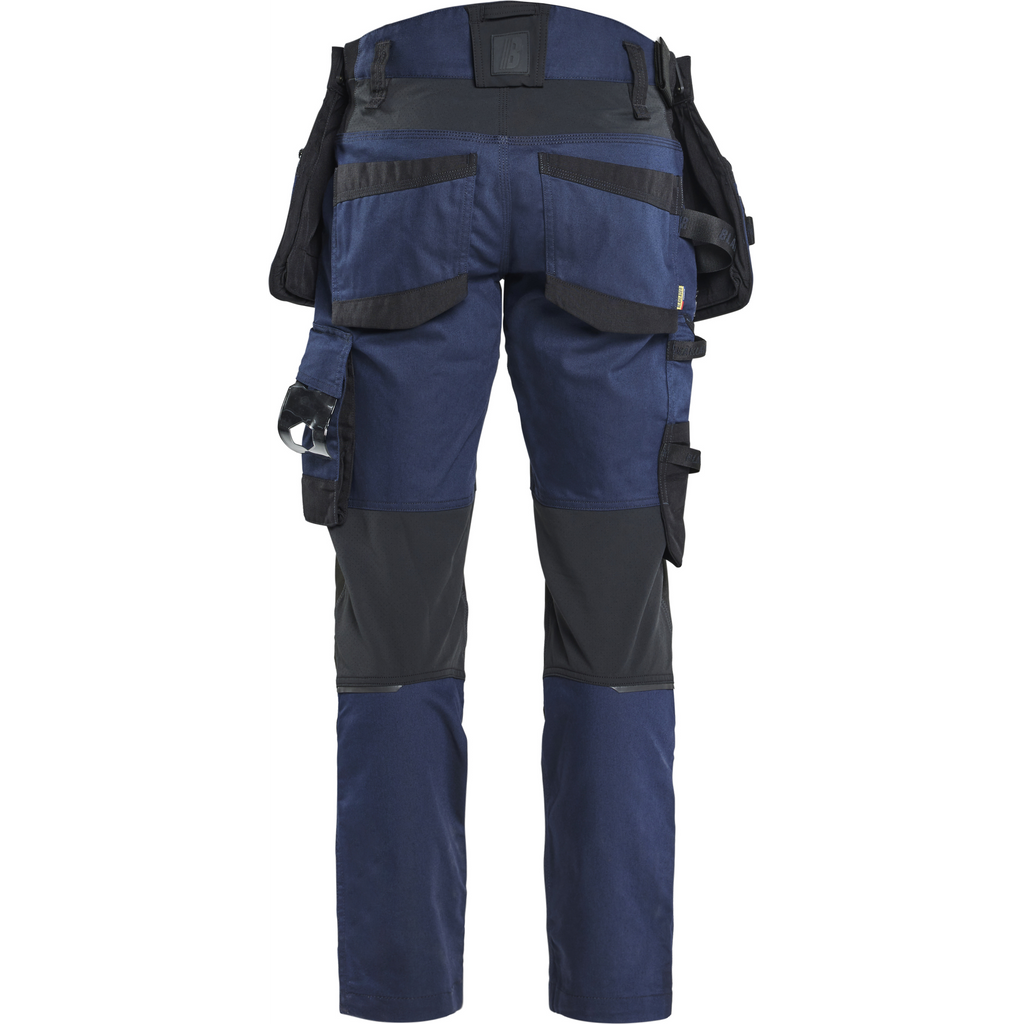 Blaklader STRIKER Stretch Craftsman Work Trousers, Dark Navy/Black (4)