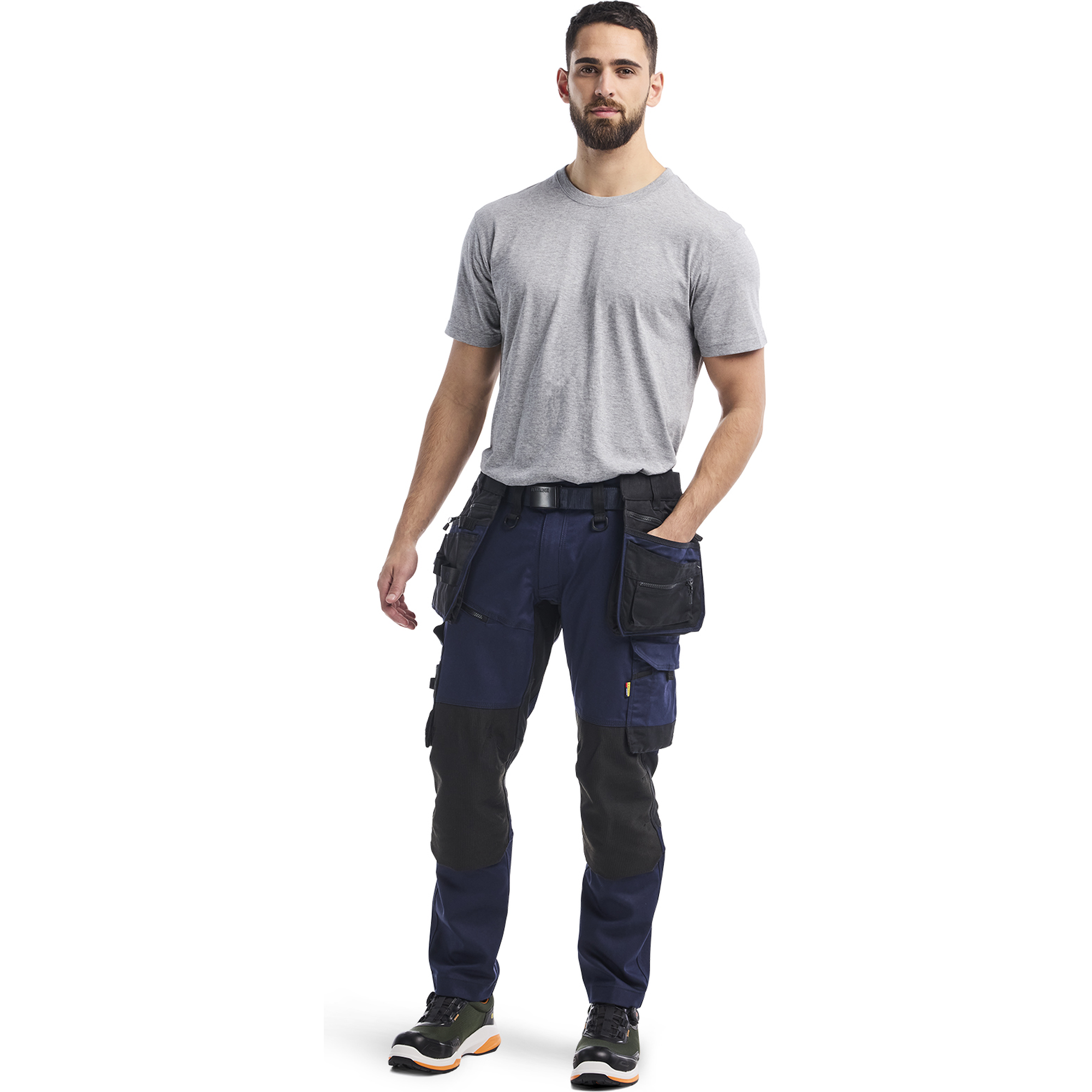Blaklader STRIKER Stretch Craftsman Work Trousers, Dark Navy/Black (5)
