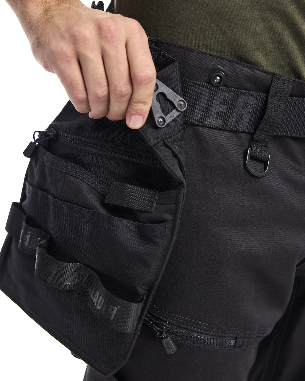 Blaklader STRIKER Stretch Craftsman Work Trousers, Black/Black (7)