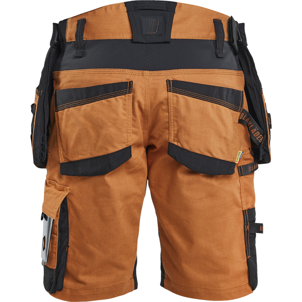 Blaklader STRIKER Stretch Craftsman Shorts, Rust/Black (4)