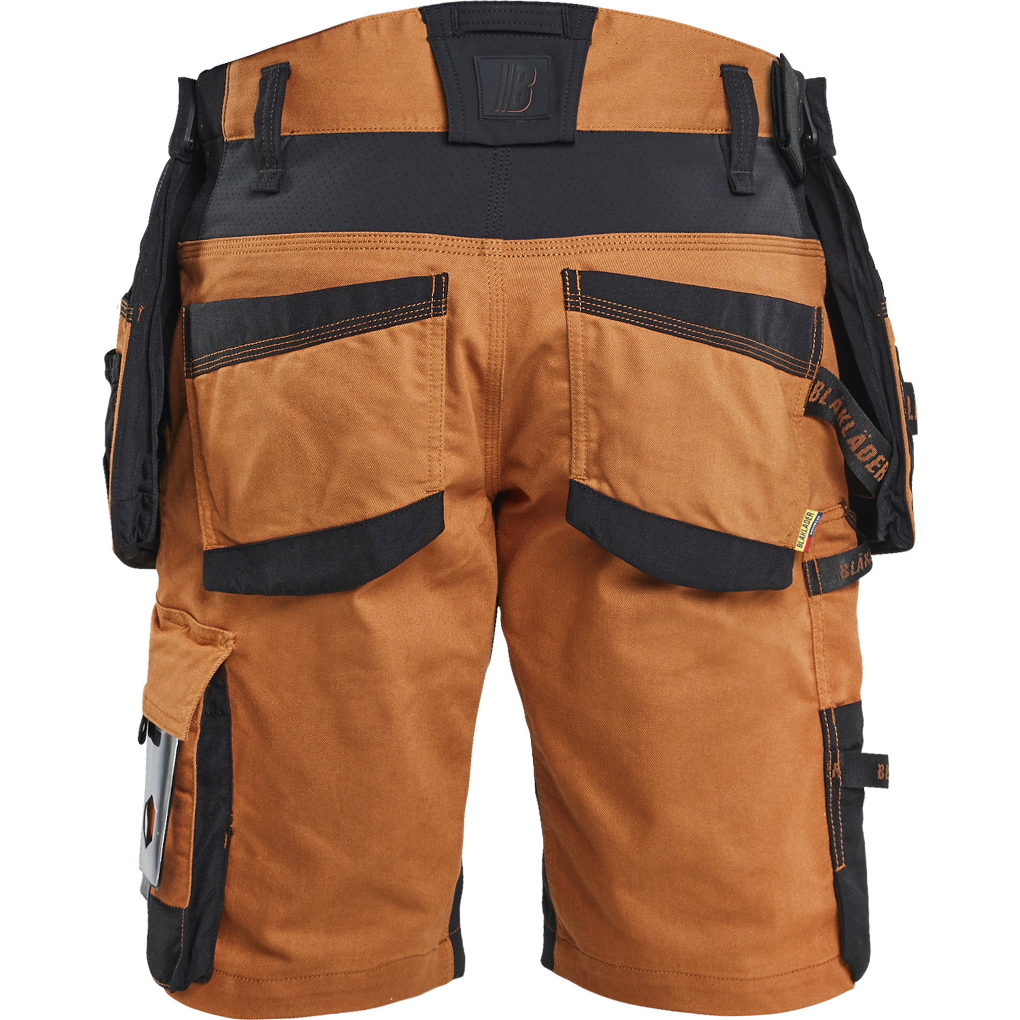 Blaklader STRIKER Stretch Craftsman Shorts, Rust/Black (4)