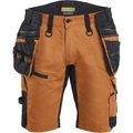 Blaklader STRIKER Stretch Craftsman Shorts, Rust/Black