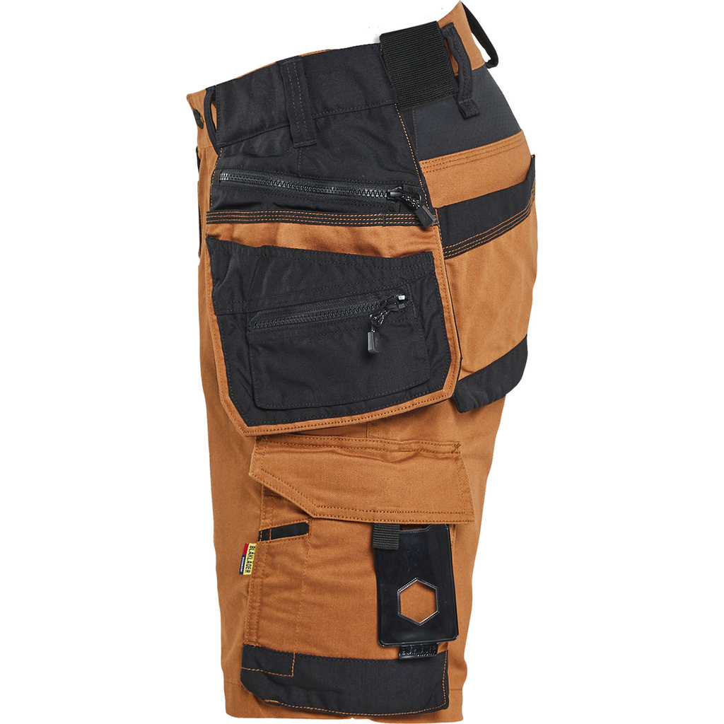 Blaklader STRIKER Stretch Craftsman Shorts, Rust/Black (3)