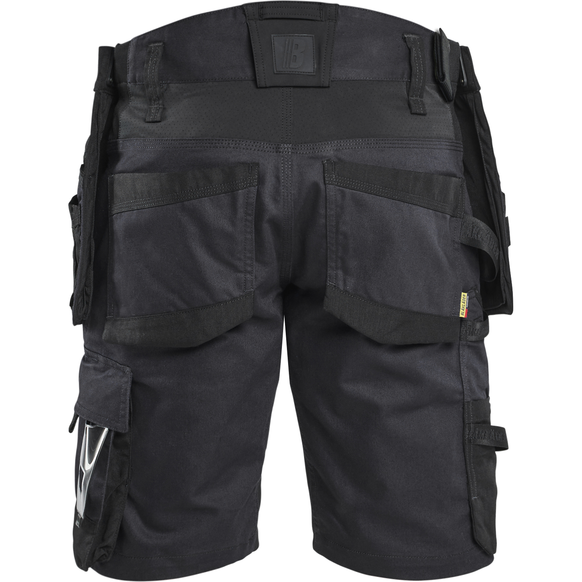 Blaklader STRIKER Stretch Craftsman Shorts, Black/Black (4)