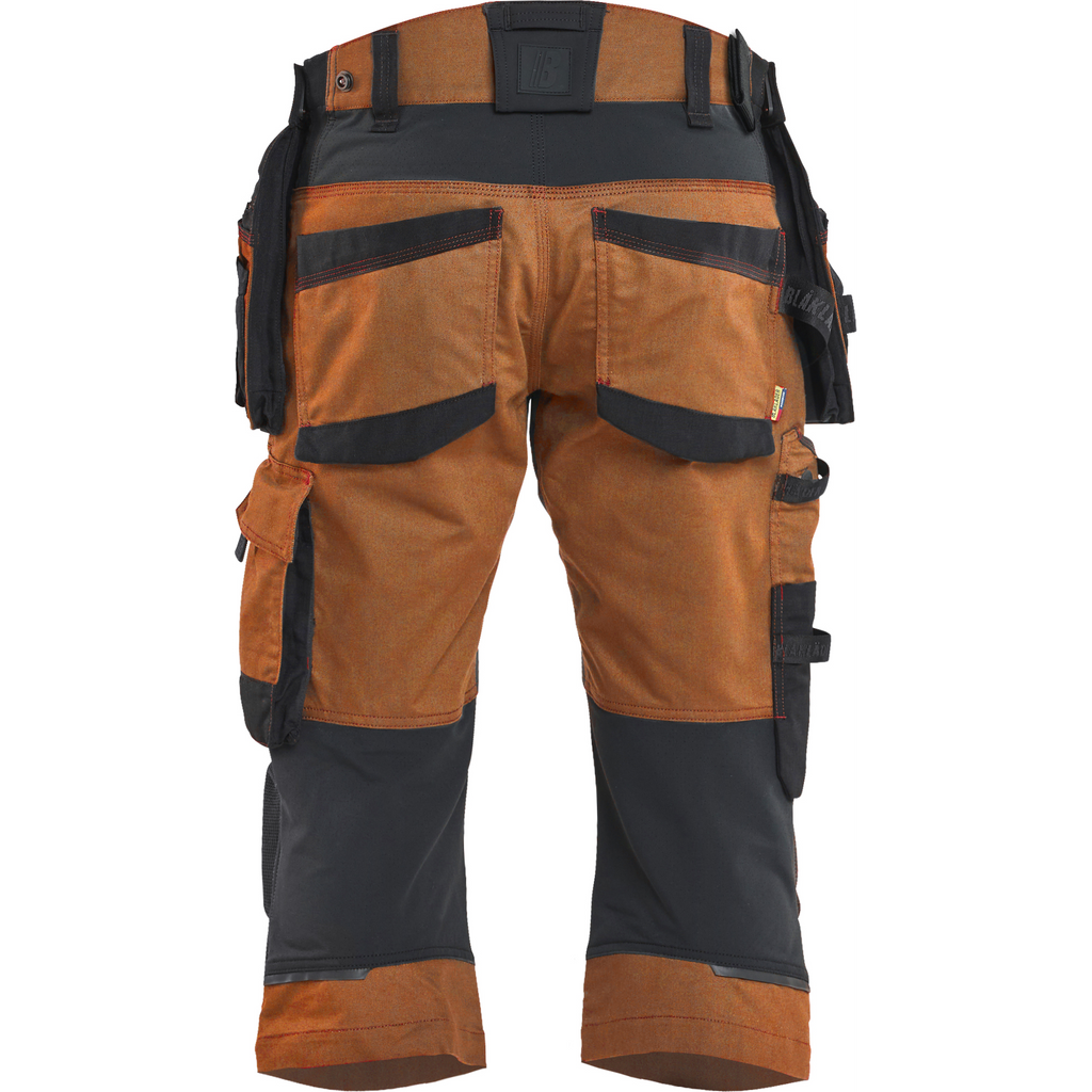 Blaklader STRIKER Stretch Pirate Shorts, Rust/Black (4)