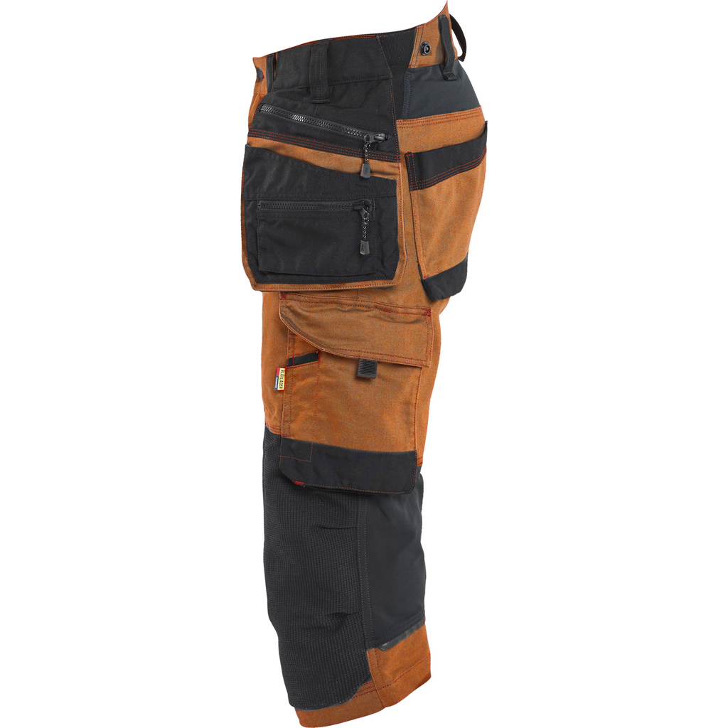 Blaklader STRIKER Stretch Pirate Shorts, Rust/Black (3)