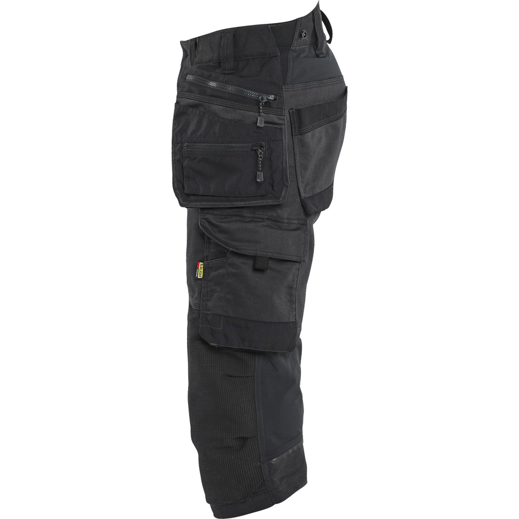 Blaklader STRIKER Stretch Pirate Shorts, Black/Black (3)