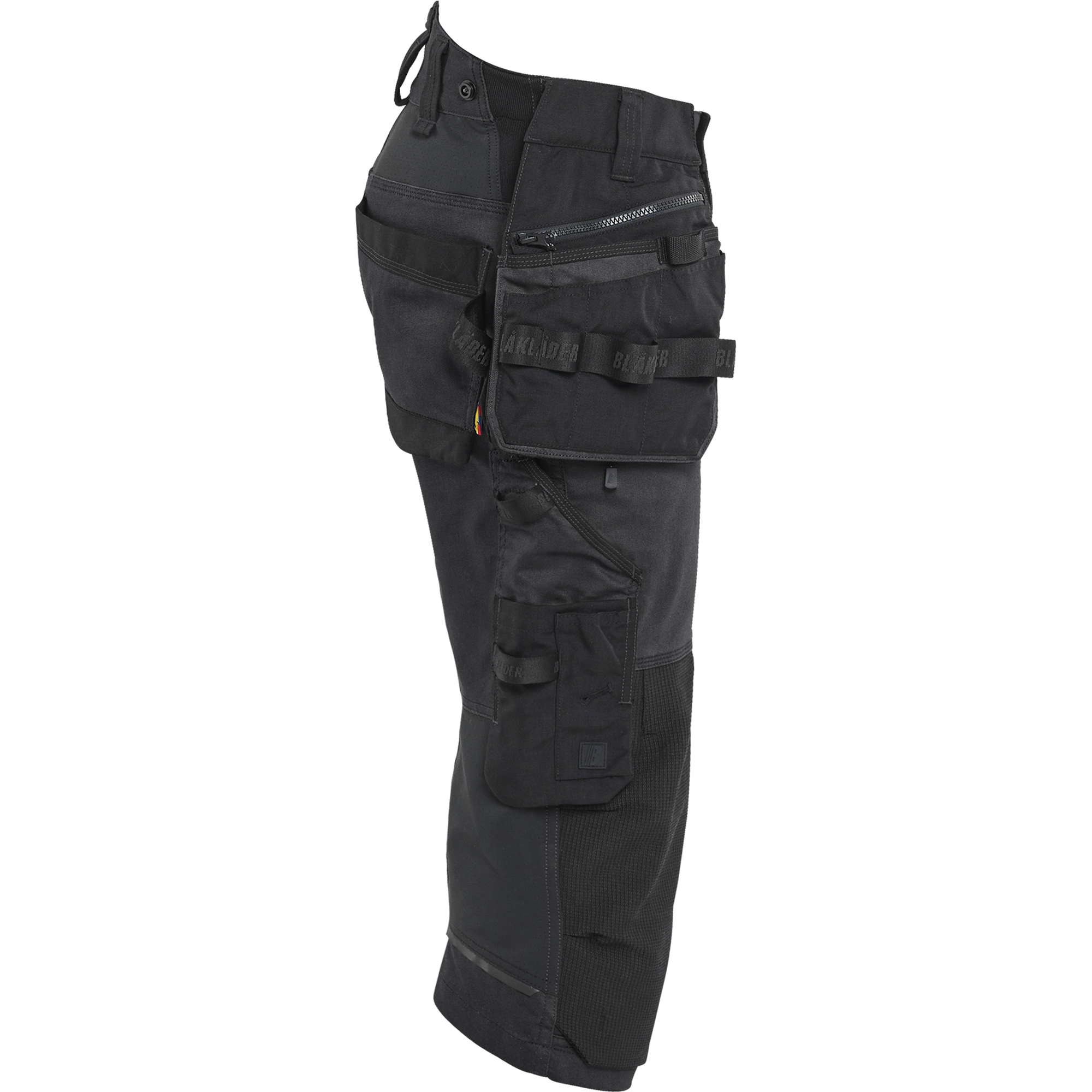 Blaklader STRIKER Stretch Pirate Shorts, Black/Black (2)