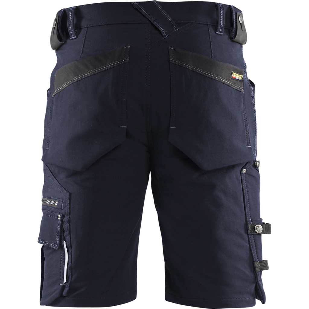Blaklader X1900 4-Way Stretch Craftsman Shorts, Dark Navy/Black (4)