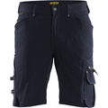 Blaklader X1900 4-Way Stretch Craftsman Shorts, Dark Navy/Black