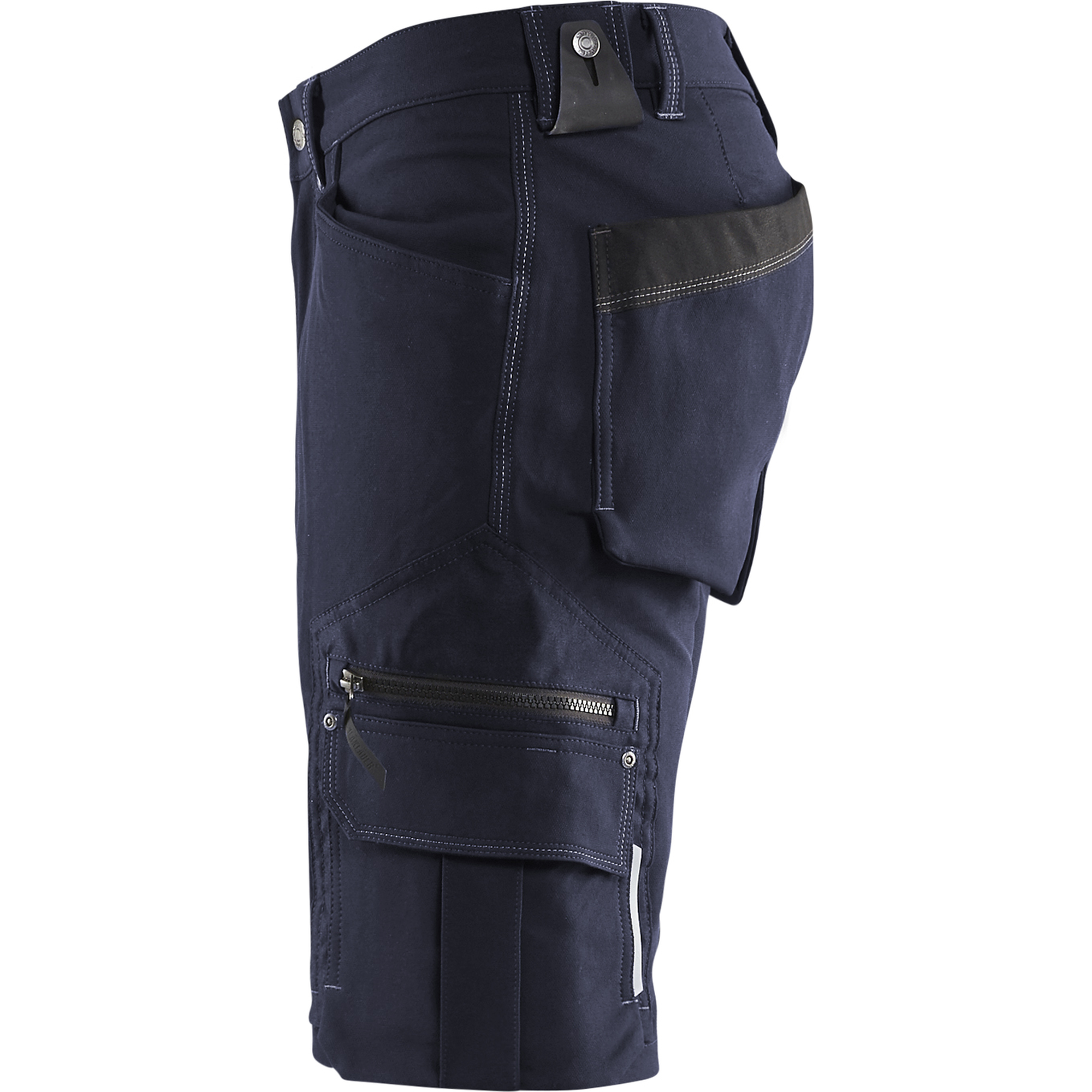 Blaklader X1900 4-Way Stretch Craftsman Shorts, Dark Navy/Black (3)