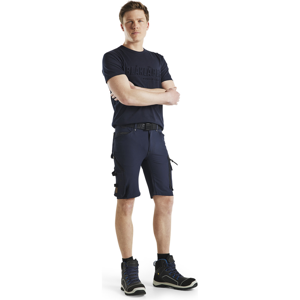 Blaklader X1900 4-Way Stretch Craftsman Shorts, Dark Navy/Black (5)