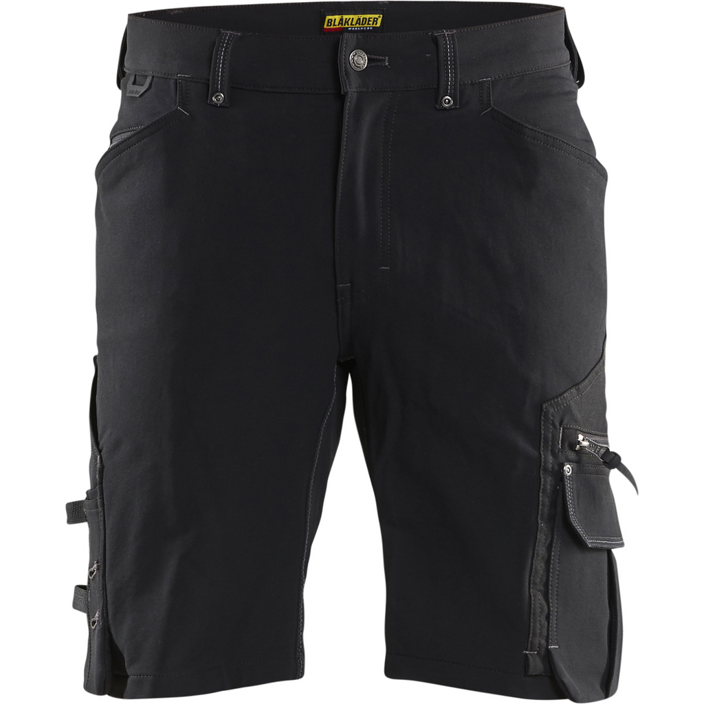 Blaklader X1900 4-Way Stretch Craftsman Shorts, Black