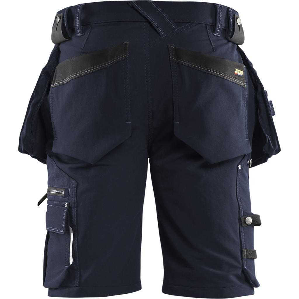 Blaklader X1900 4-Way Stretch Craftsman Shorts, Dark Navy/Black (4)