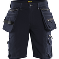 Blaklader X1900 4-Way Stretch Craftsman Shorts, Dark Navy/Black
