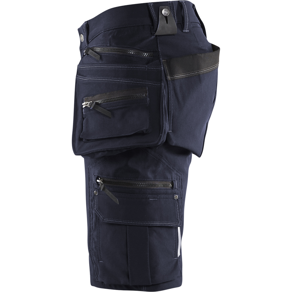 Blaklader X1900 4-Way Stretch Craftsman Shorts, Dark Navy/Black (3)