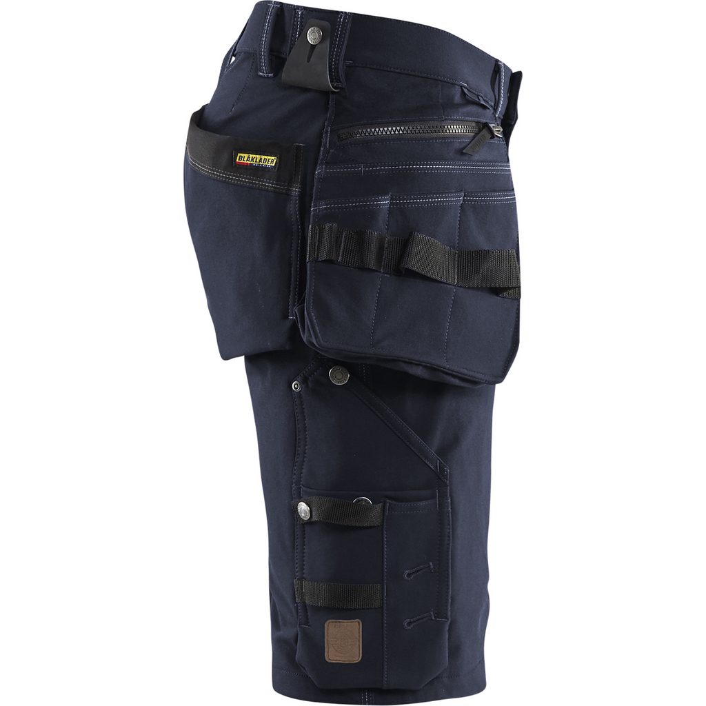 Blaklader X1900 4-Way Stretch Craftsman Shorts, Dark Navy/Black (2)