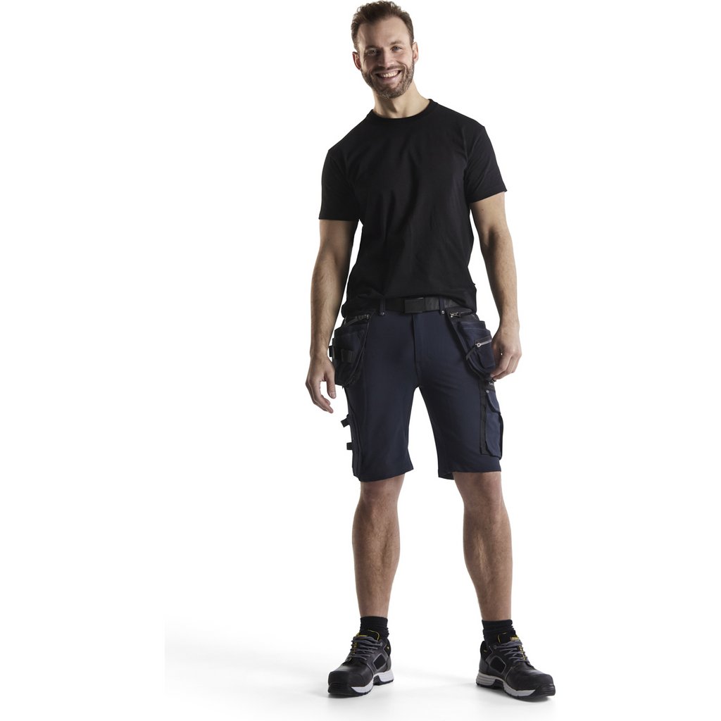 Blaklader X1900 4-Way Stretch Craftsman Shorts, Dark Navy/Black (5)