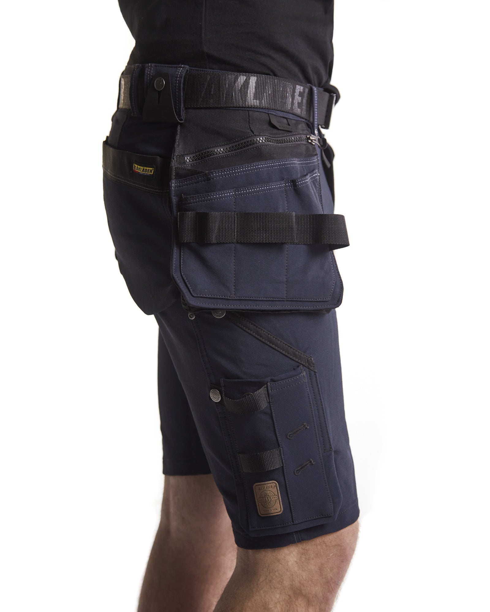 Blaklader X1900 4-Way Stretch Craftsman Shorts, Dark Navy/Black (6)
