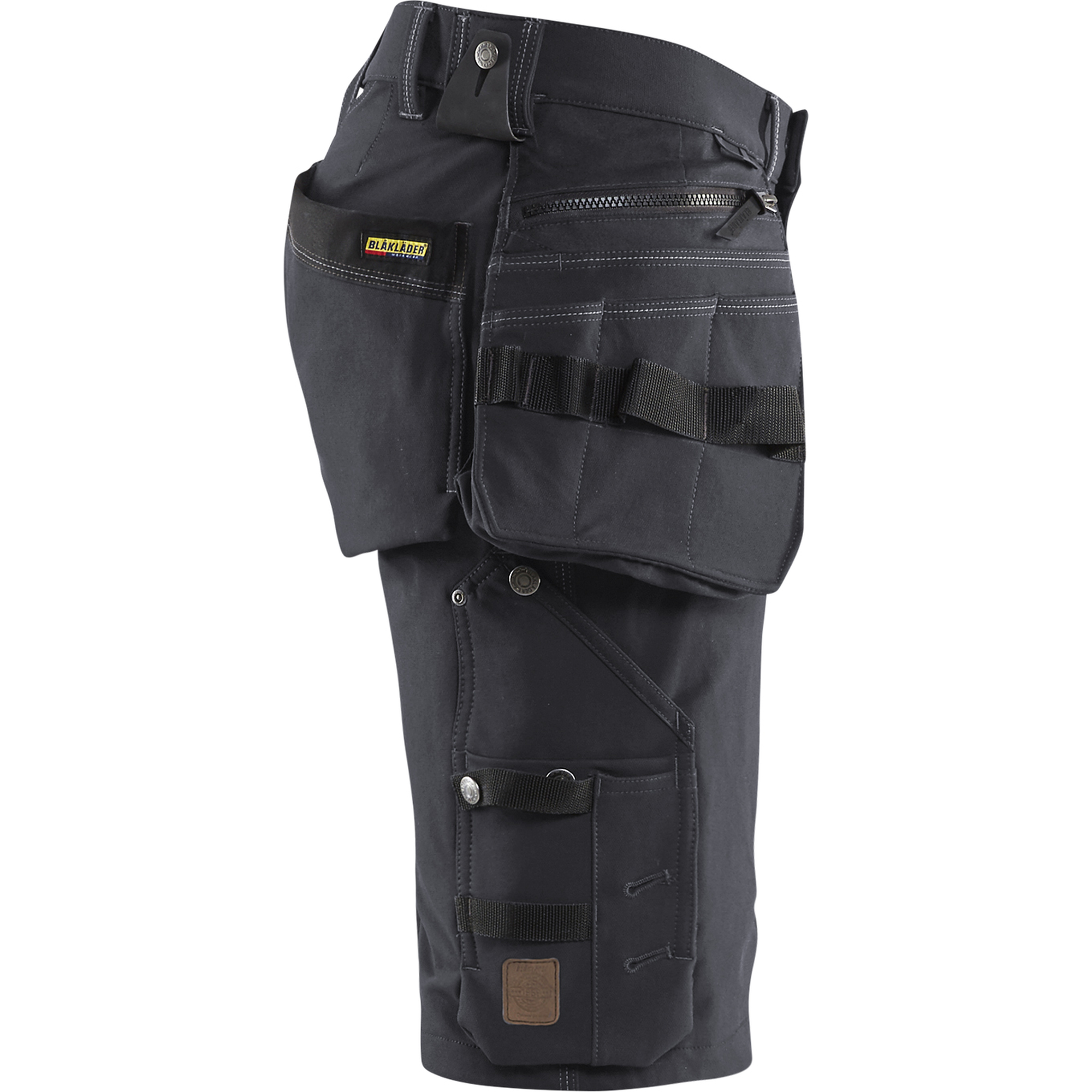 Blaklader X1900 4-Way Stretch Craftsman Shorts, Dark Grey/Black (2)