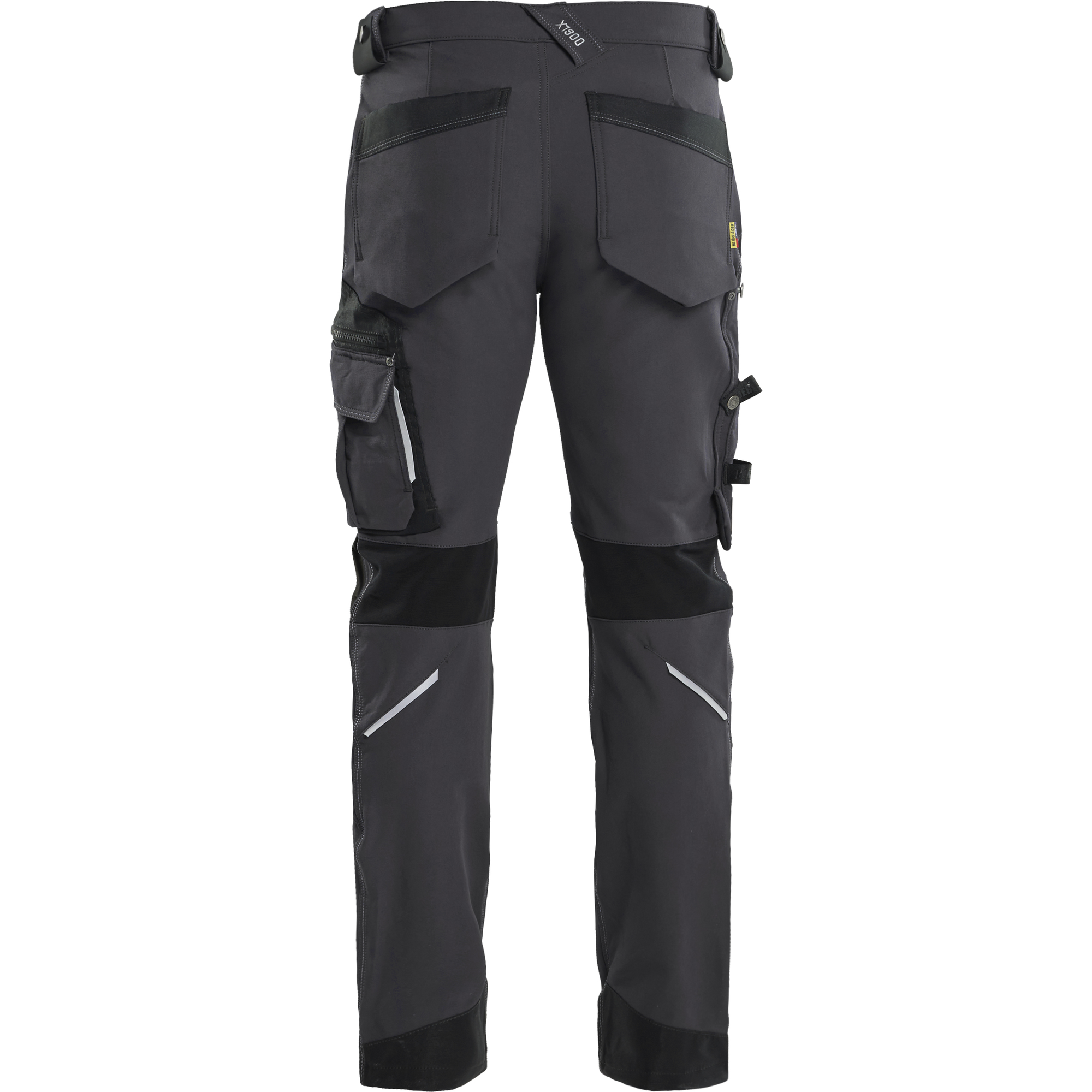 Blaklader X1900 4-Way Stretch Craftsman Work Trousers, Dark Grey/Black (4)