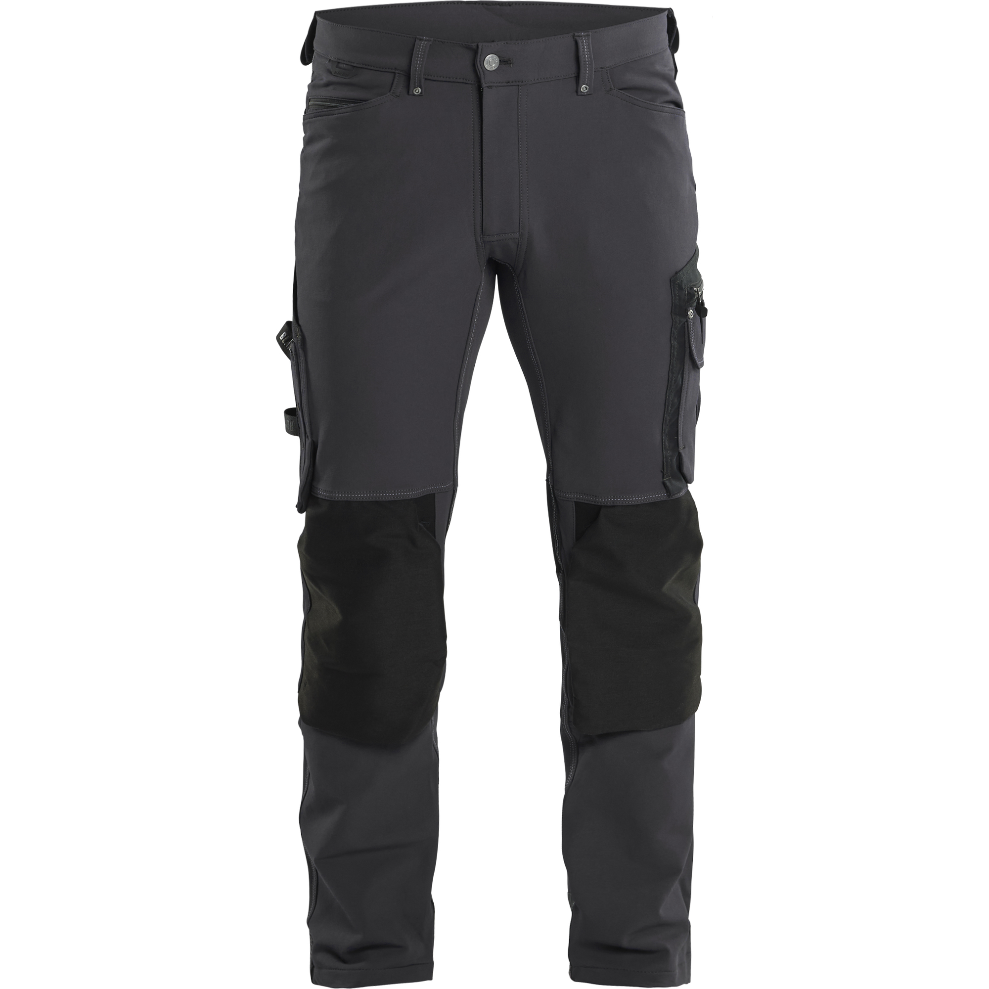 Blaklader X1900 4-Way Stretch Craftsman Work Trousers, Dark Grey/Black