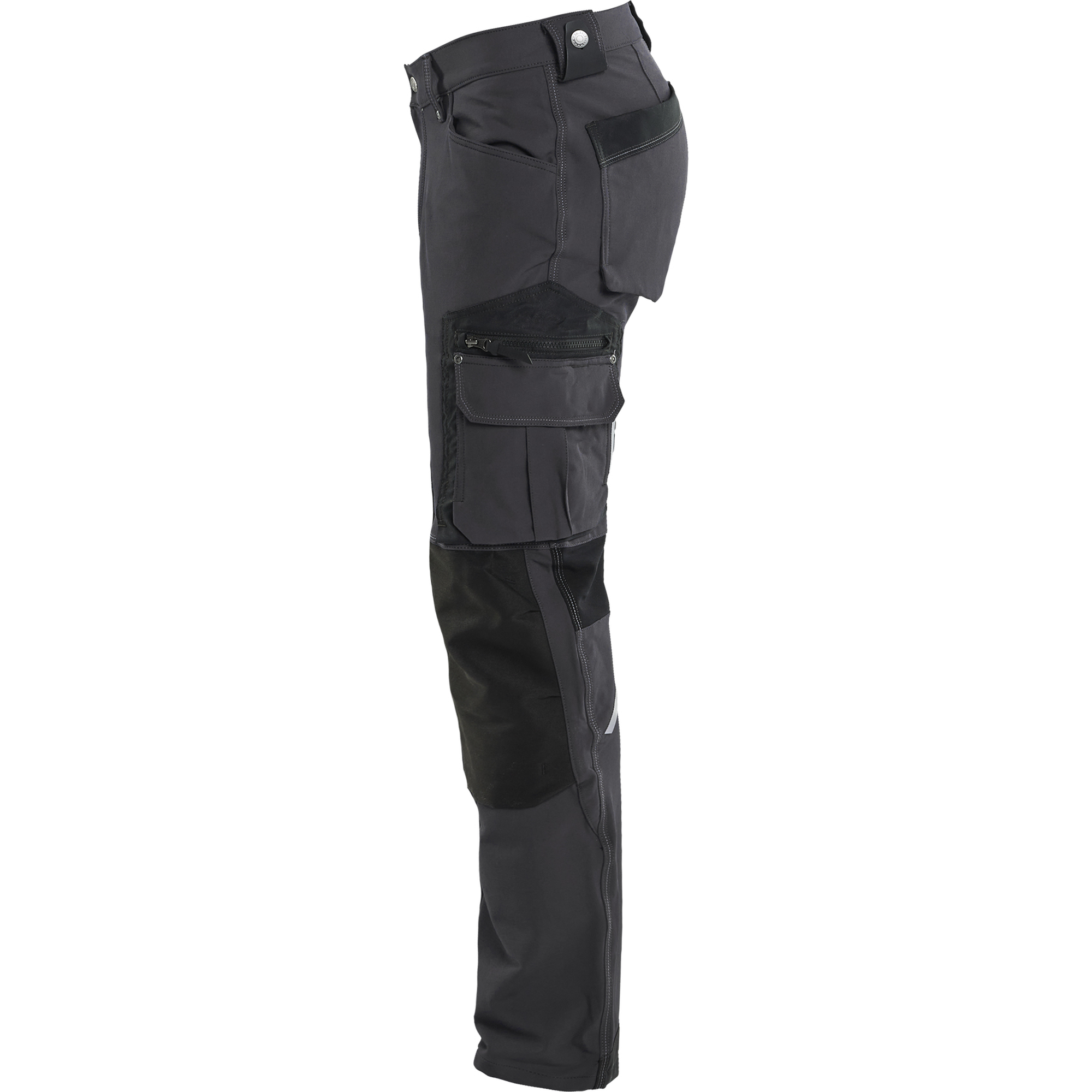 Blaklader X1900 4-Way Stretch Craftsman Work Trousers, Dark Grey/Black (3)