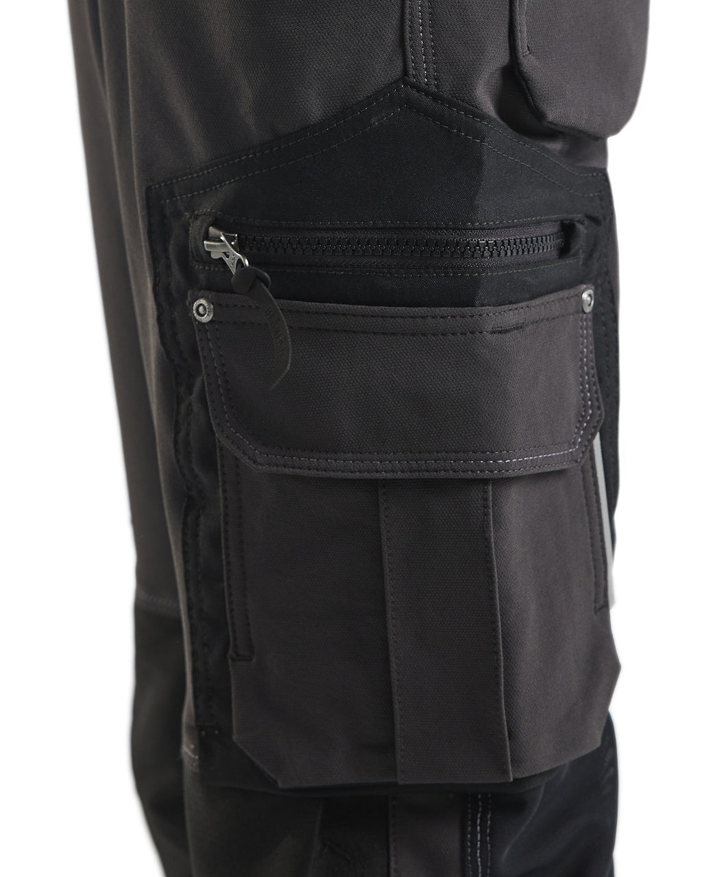 Blaklader X1900 4-Way Stretch Craftsman Work Trousers, Dark Grey/Black (7)