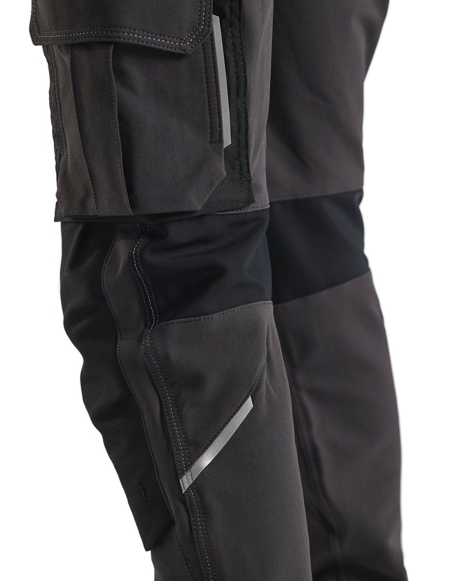 Blaklader X1900 4-Way Stretch Craftsman Work Trousers, Dark Grey/Black (8)