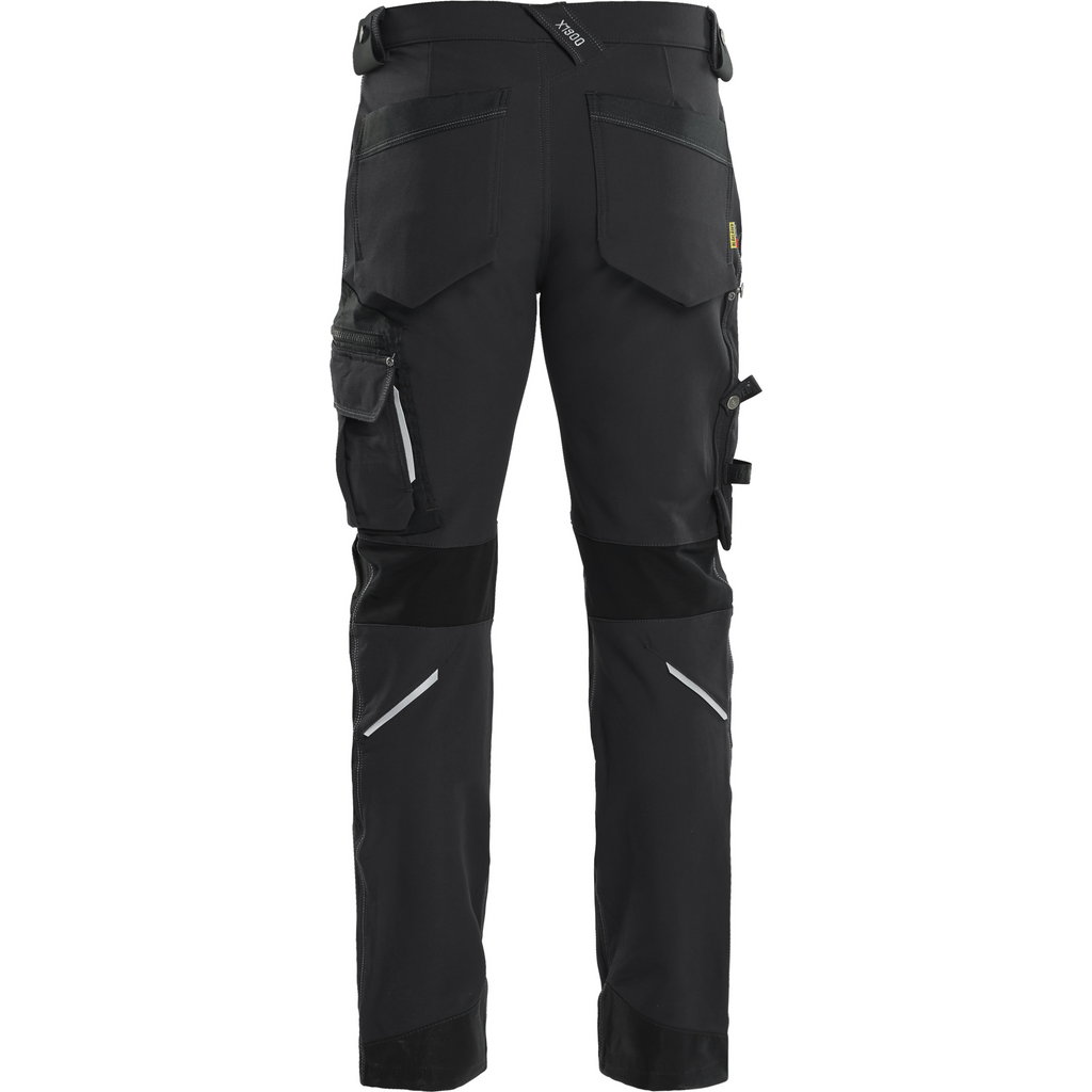 Blaklader X1900 4-Way Stretch Craftsman Work Trousers, Black (4)