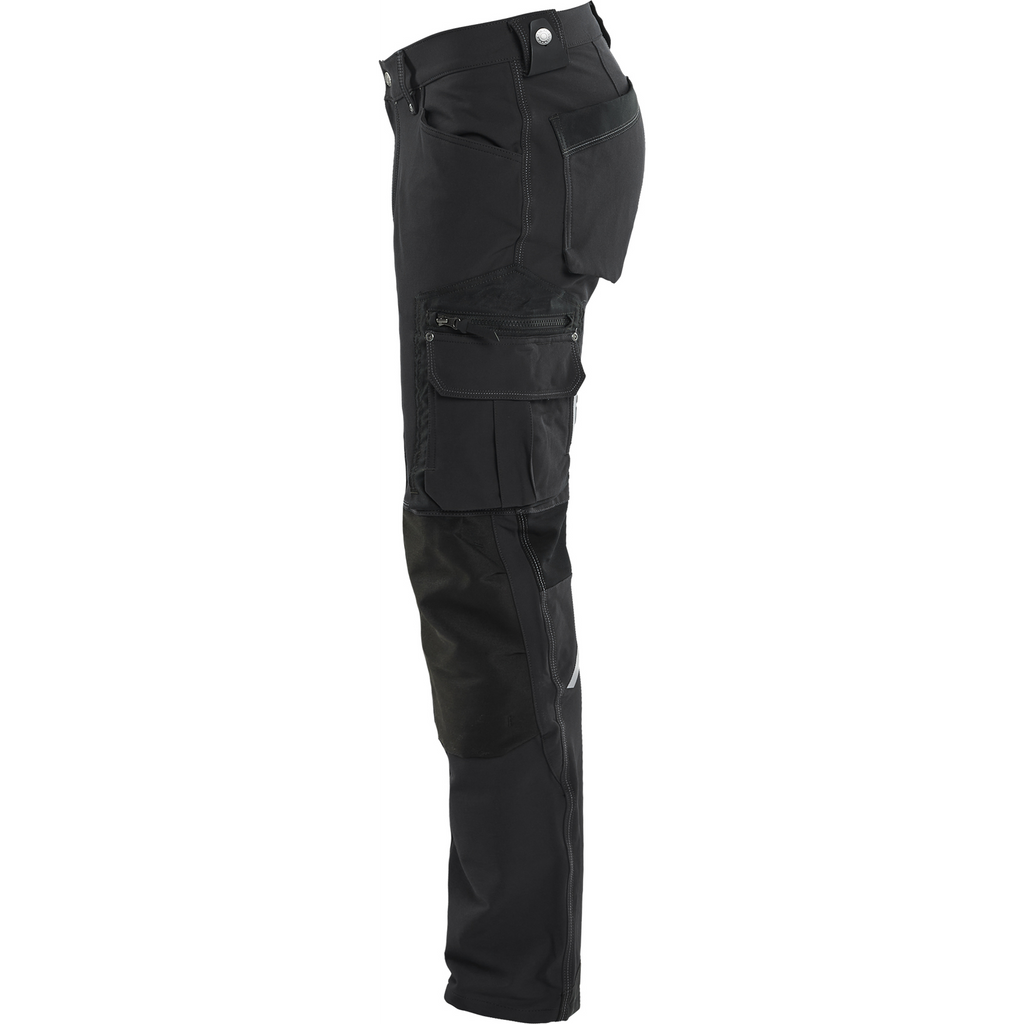 Blaklader X1900 4-Way Stretch Craftsman Work Trousers, Black (3)