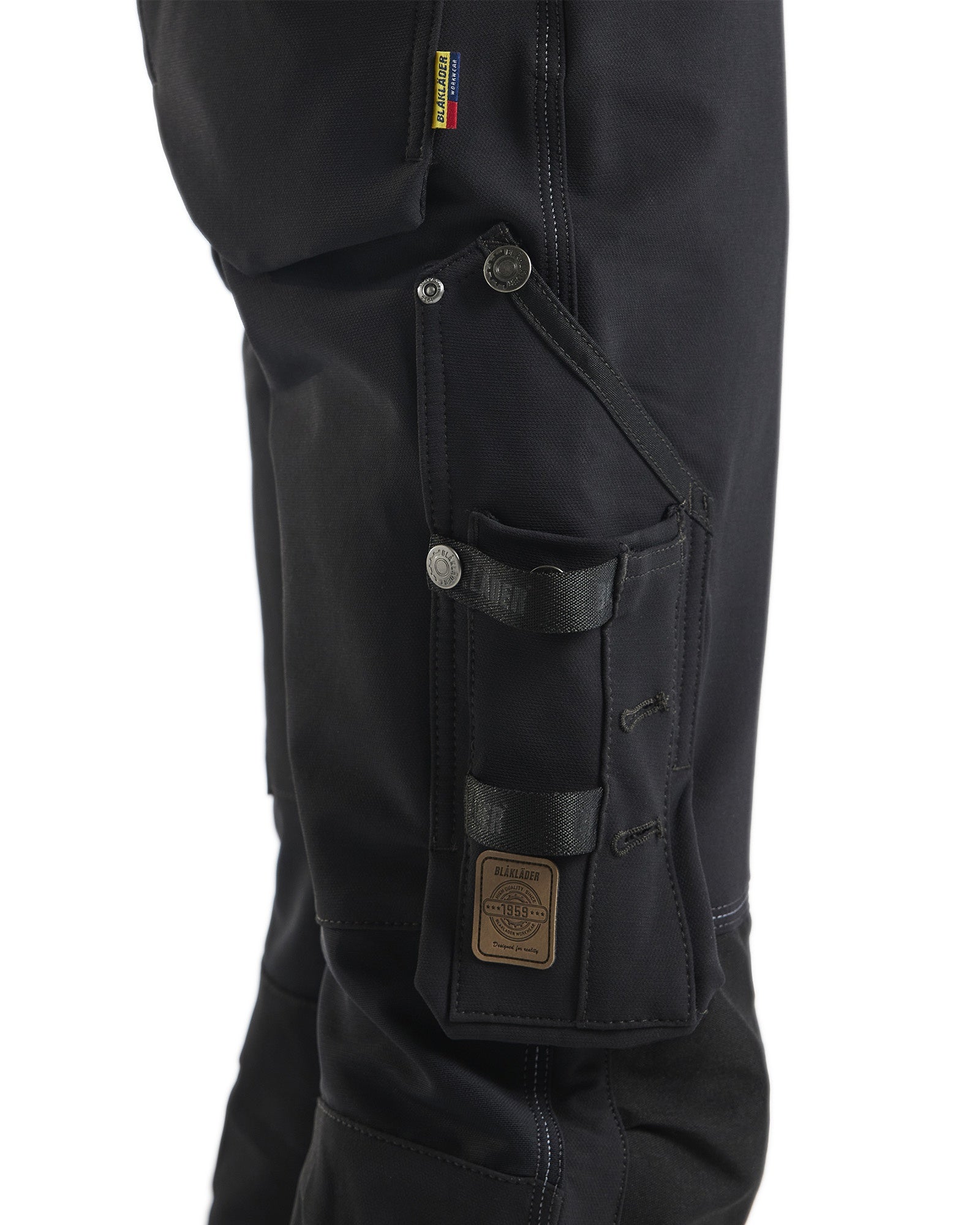 Blaklader X1900 4-Way Stretch Craftsman Work Trousers, Black (6)