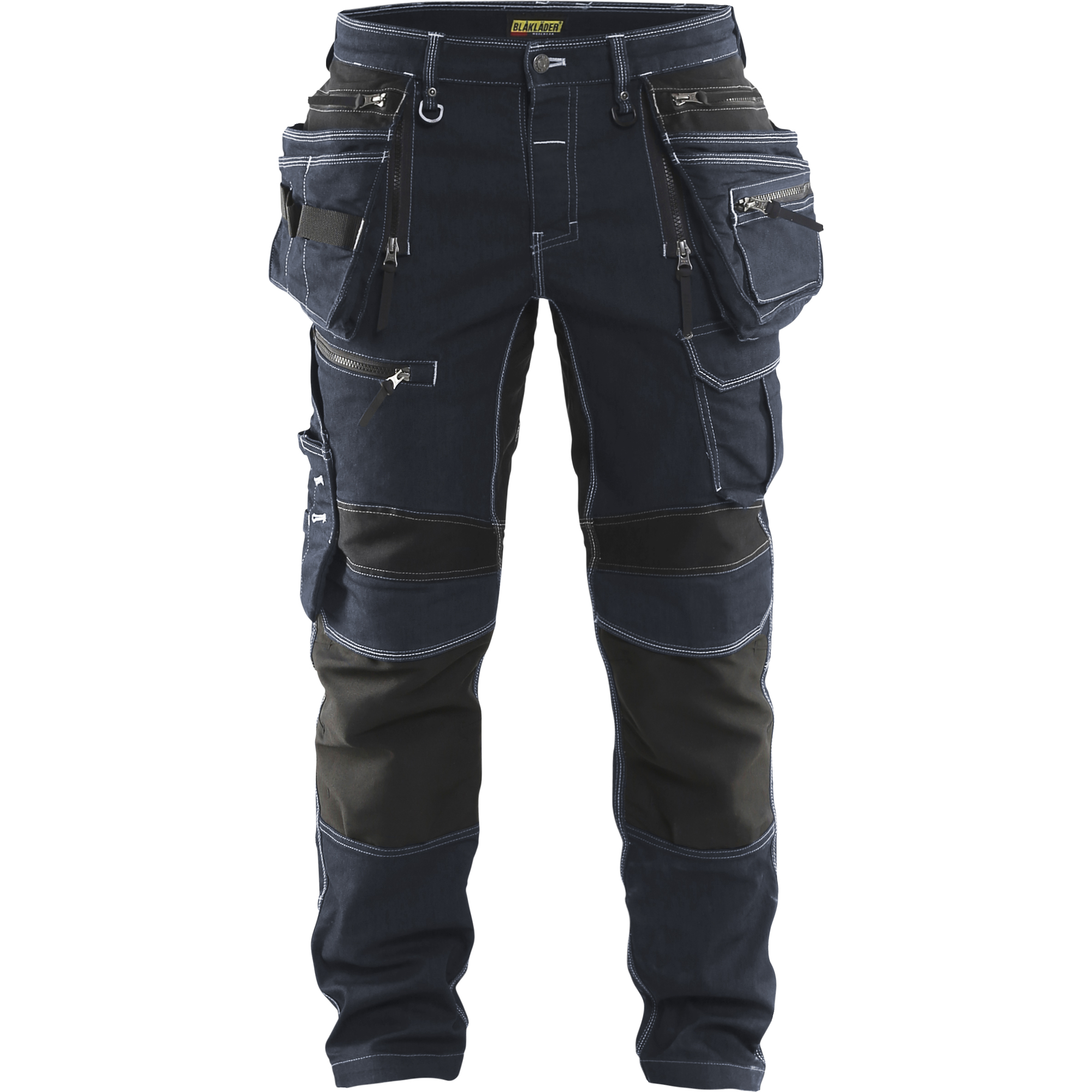 Blaklader X1900 Stretch Craftsman Work Trousers, Navy/Black