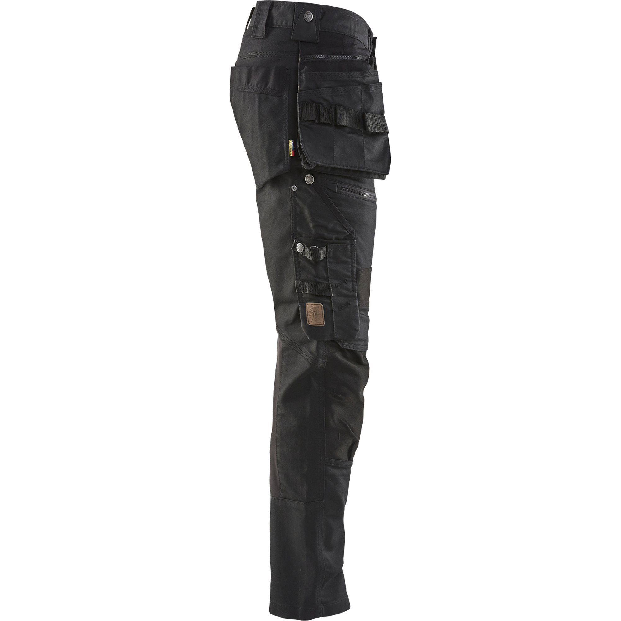 Blaklader X1900 Stretch Craftsman Work Trousers, Black/Black (2)