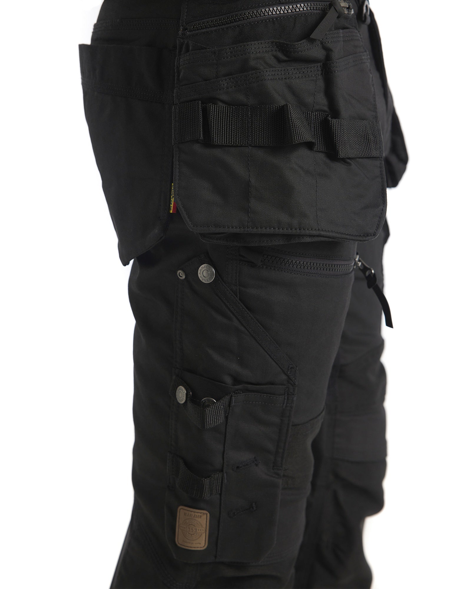 Blaklader X1900 Stretch Craftsman Work Trousers, Black/Black (6)