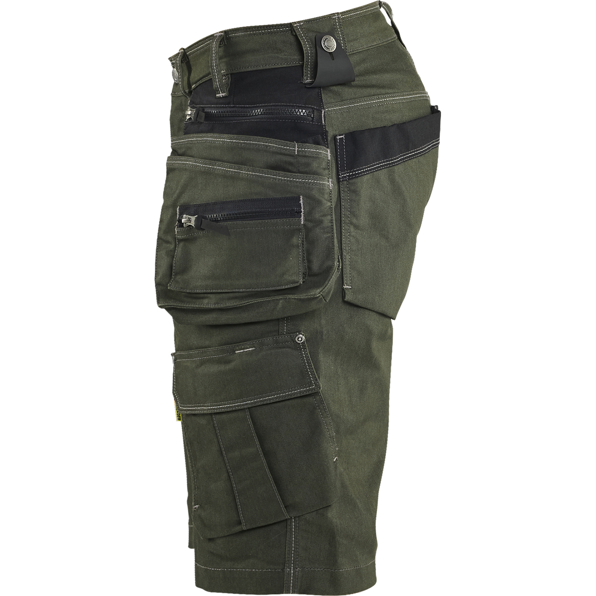Blaklader X1900 Stretch Craftsman Shorts, Forest Green/Black (3)
