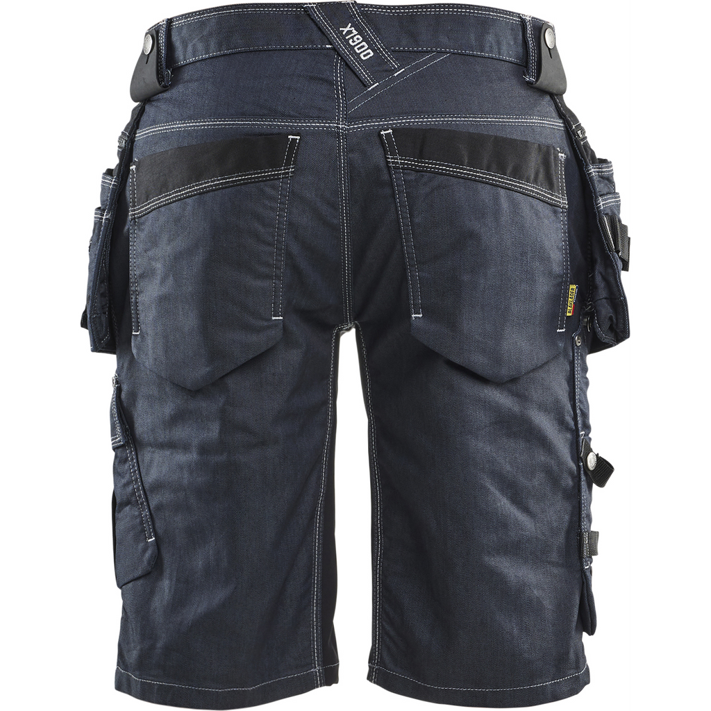 Blaklader X1900 Stretch Craftsman Shorts, Navy/Black (4)