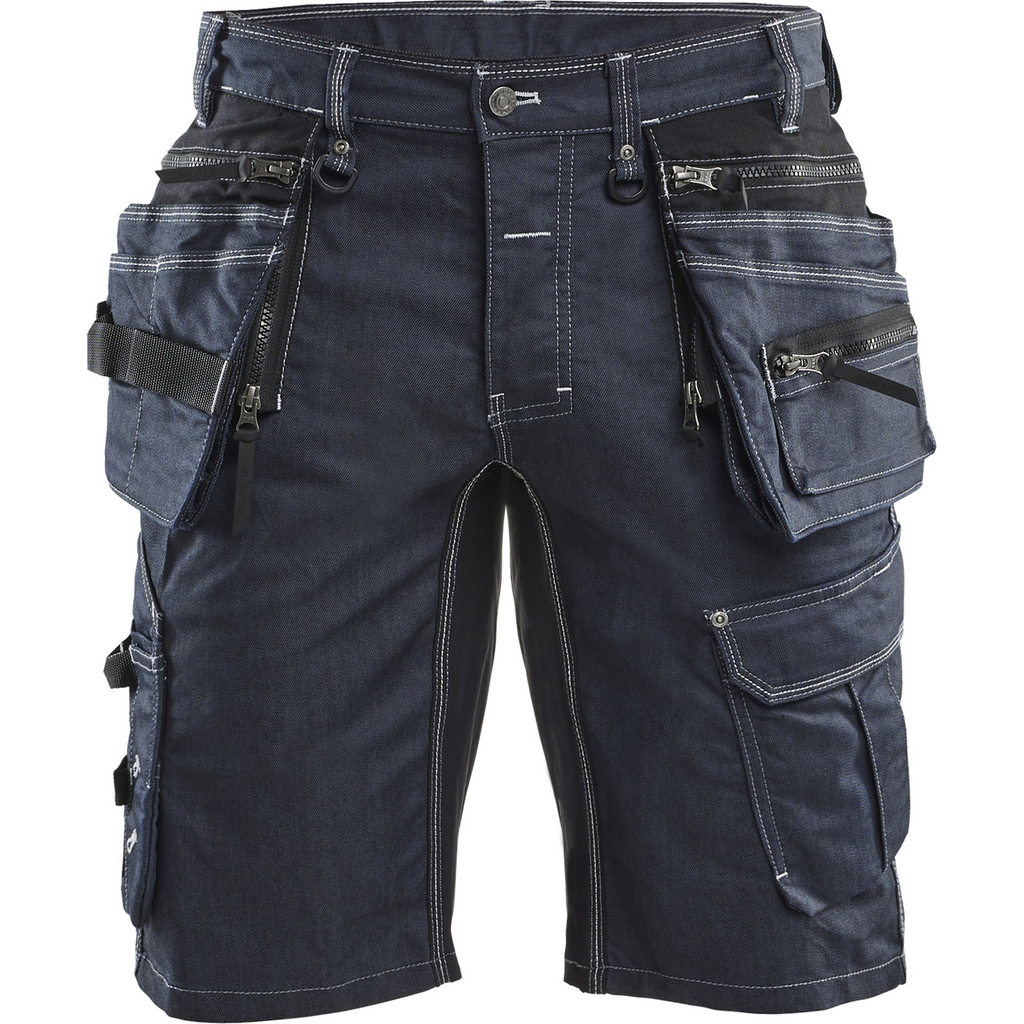 Blaklader X1900 Stretch Craftsman Shorts, Navy/Black