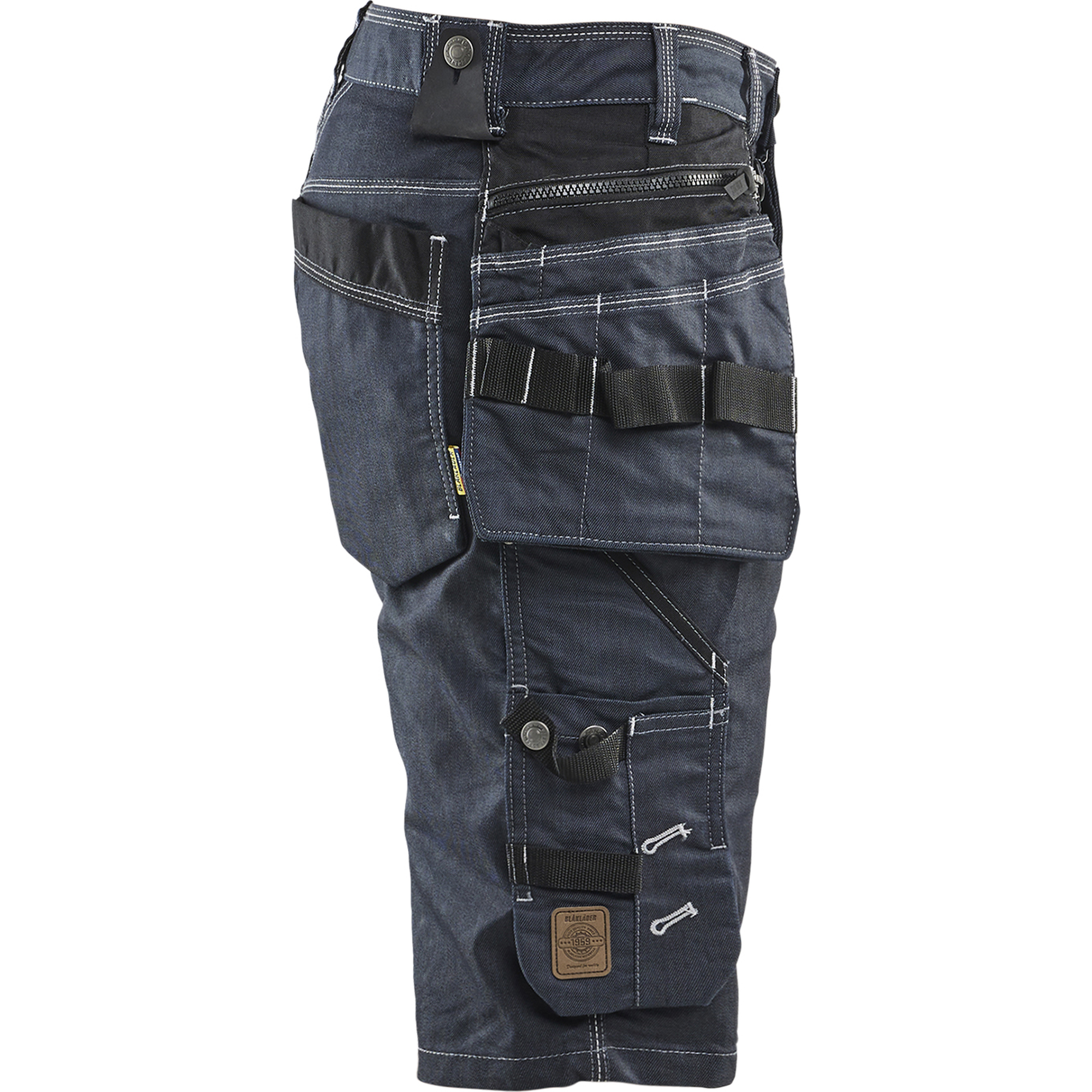 Blaklader X1900 Stretch Craftsman Shorts, Navy/Black (2)