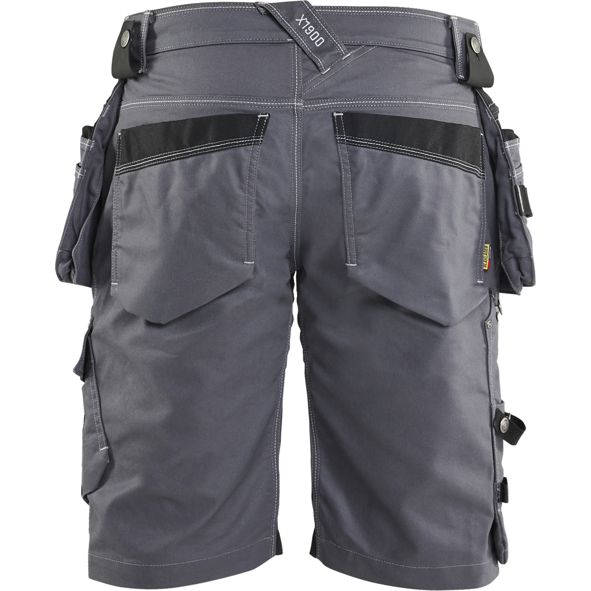 Blaklader X1900 Stretch Craftsman Shorts, Medium Grey/Black (4)