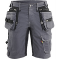 Blaklader X1900 Stretch Craftsman Shorts, Medium Grey/Black